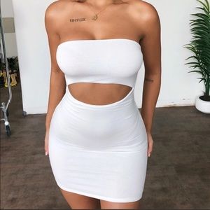Cut out mini dress
